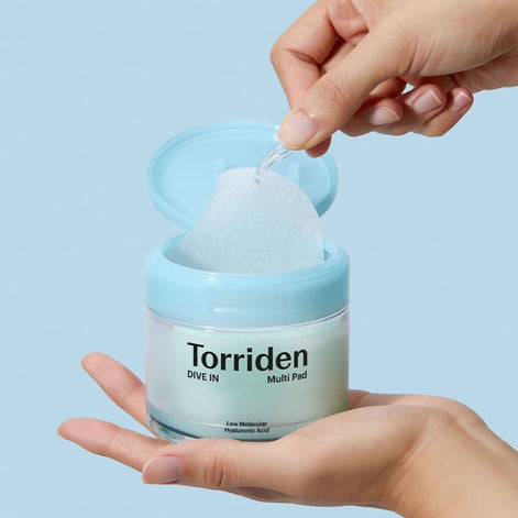 Torriden DIVE-in Vegan Hyaluronic Acid Toner Pads