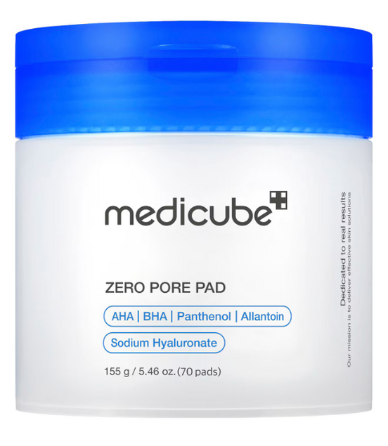 Medicube Zero Pore Pad 2.0 – 70 pièces