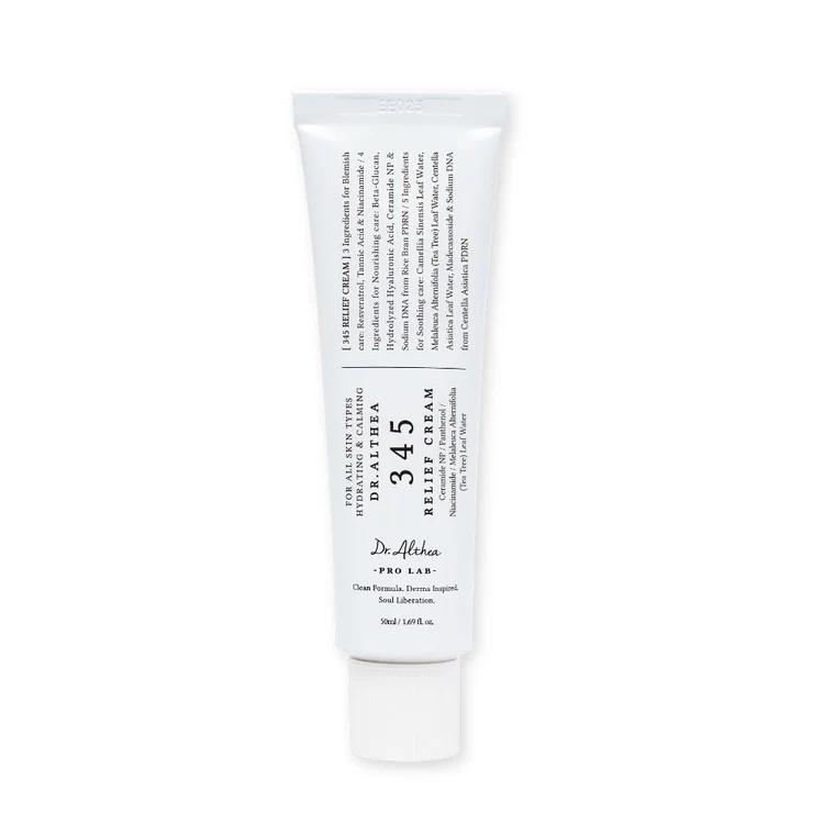 Dr. Althea 345 Relief Cream Moisturizer for Soothing Recovery and Blemish Care - 50ml