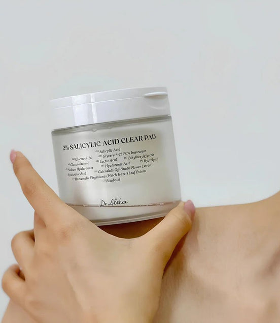 Dr. Althea 2% Salicylic Acid Clear Pad – Disques Exfoliants Anti-Imperfections (60 pièces)
